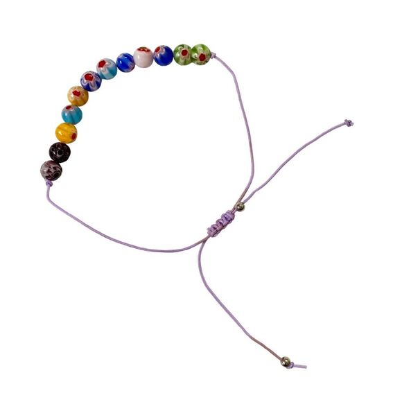 Womens Beaded Multicolor Summer Bracelets - Picture 6 of 6